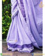 সুতি গ্রামীন চেক শাড়ী - Image 5