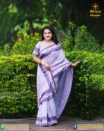 সুতি গ্রামীন চেক শাড়ী - Image 3