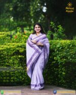 সুতি গ্রামীন চেক শাড়ী - Image 2