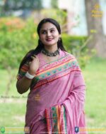 সুতি গ্রামীন চেক শাড়ী - Image 7