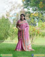 সুতি গ্রামীন চেক শাড়ী - Image 6