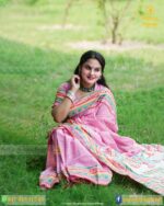 সুতি গ্রামীন চেক শাড়ী - Image 3