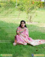 সুতি গ্রামীন চেক শাড়ী - Image 2