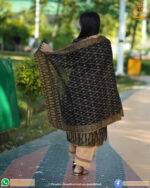 হাফসিল্ক জামদানি থ্রি-পিস - Image 5