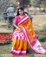 সুতি ইকাত শাড়ি - Image 2