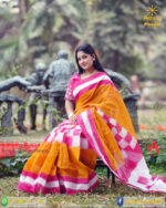 সুতি ইকাত শাড়ি - Image 3