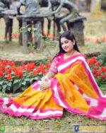 সুতি ইকাত শাড়ি - Image 5