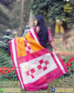 সুতি ইকাত শাড়ি - Image 8