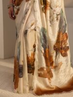 স্টোন ওয়ার্ক শাড়ী - Image 3