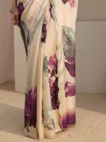 স্টোন ওয়ার্ক শাড়ী - Image 3