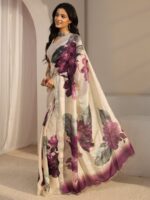 স্টোন ওয়ার্ক শাড়ী - Image 6