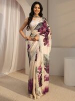 স্টোন ওয়ার্ক শাড়ী - Image 5