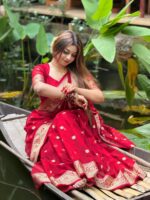 নকশীপাড় শাড়ি🌸 - Image 2
