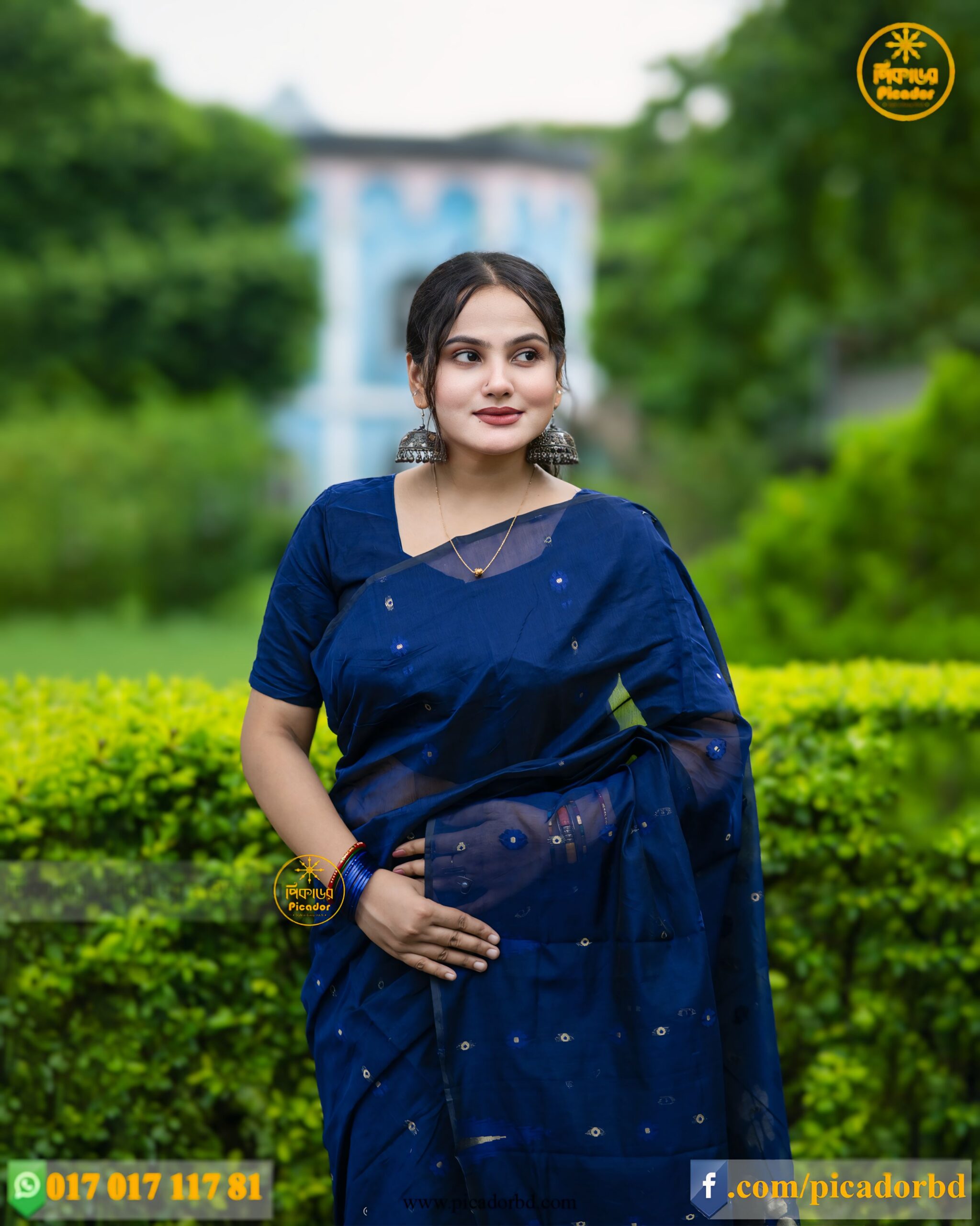1785519617696.jpg প্রিমিয়াম তাত সিল্ক জামদানী - Image 1